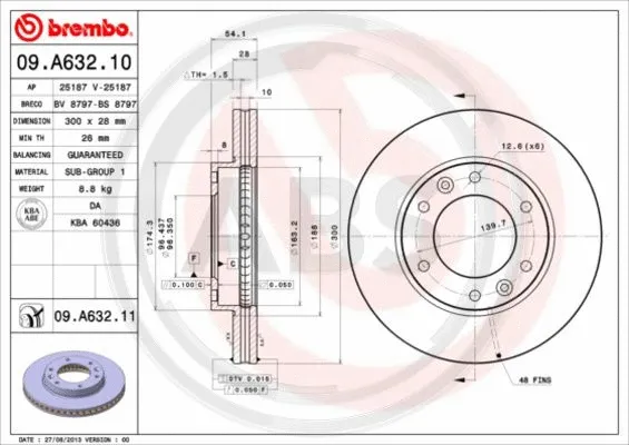 Brake Disc (09.A632.11)