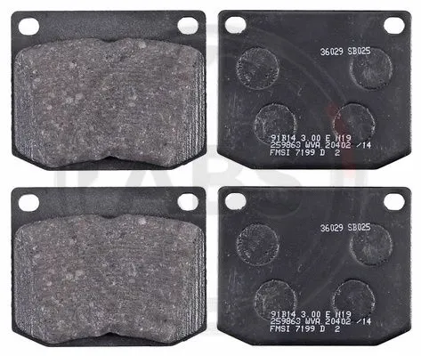 Brake Pad Set, disc brake (36029)