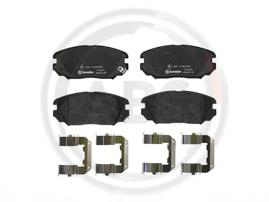Brake Pad Set, disc brake (P30031)