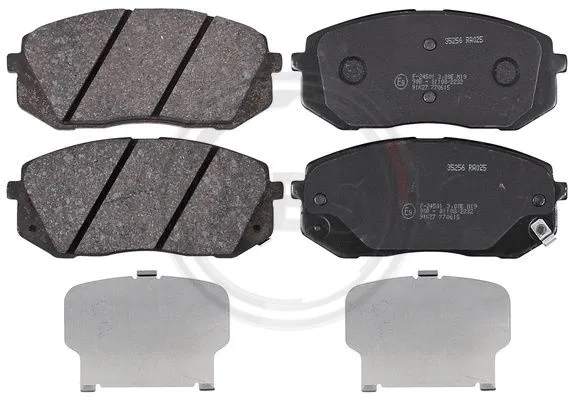 Brake Pad Set, disc brake (35256)