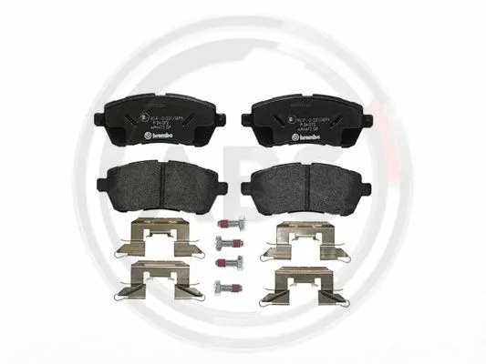 Brake Pad Set, disc brake (P24072)