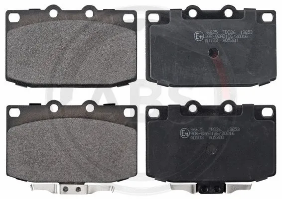 Brake Pad Set, disc brake (36625)