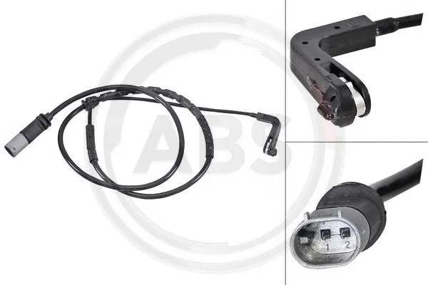 Warning Contact, brake pad wear (39639)
