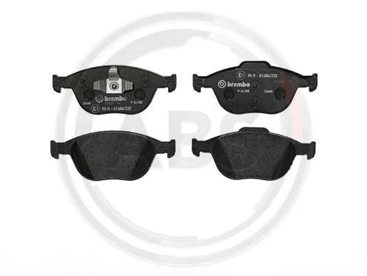Brake Pad Set, disc brake (P24058)