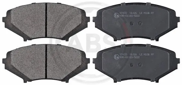 Brake Pad Set, disc brake (37472)