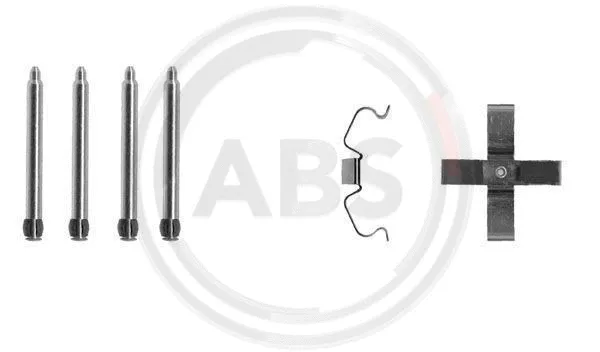 Accessory Kit, disc brake pad (1266Q)