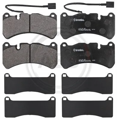 Brake Pad Set, disc brake (P23186)