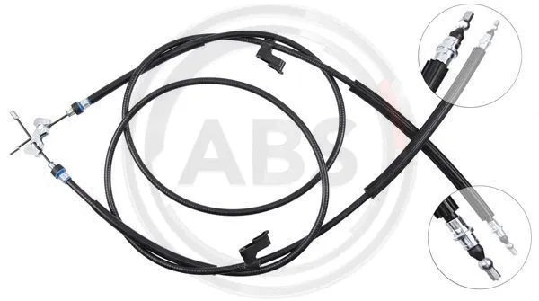 Cable Pull, parking brake (K19076)