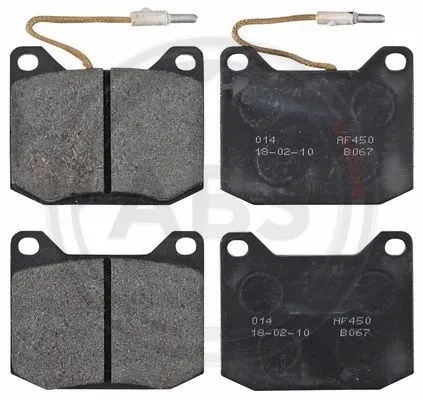 Brake Pad Set, disc brake (36043)