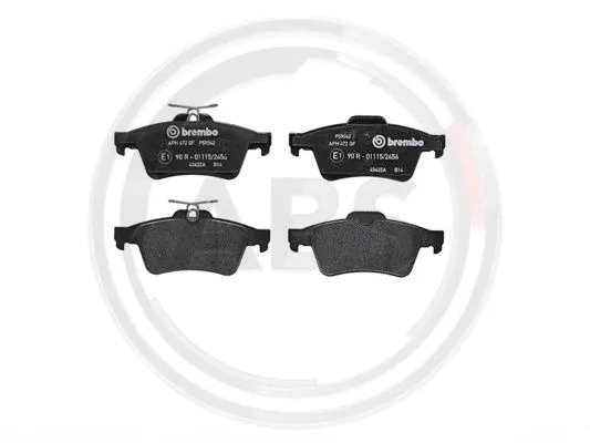 Brake Pad Set, disc brake (P59042)
