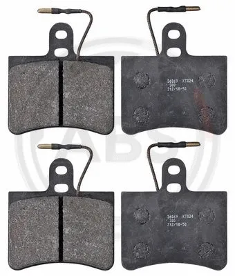 Brake Pad Set, disc brake (36069)