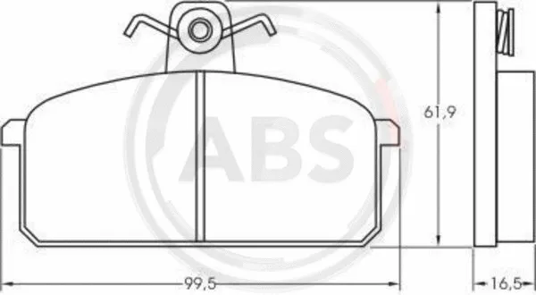Brake Pad Set, disc brake (36146)