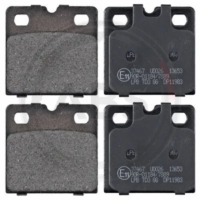 Brake Pad Set, disc parking brake (37467)