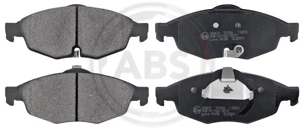Brake Pad Set, disc brake (38869)