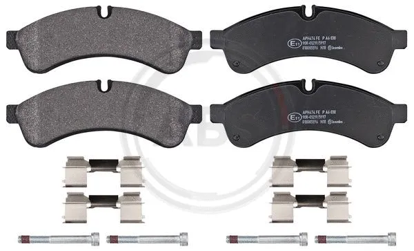 Brake Pad Set, disc brake (PA6030)