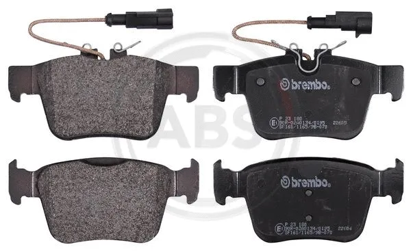 Brake Pad Set, disc brake (P23180)