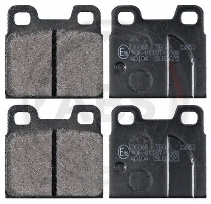 Brake Pad Set, disc brake (36068)