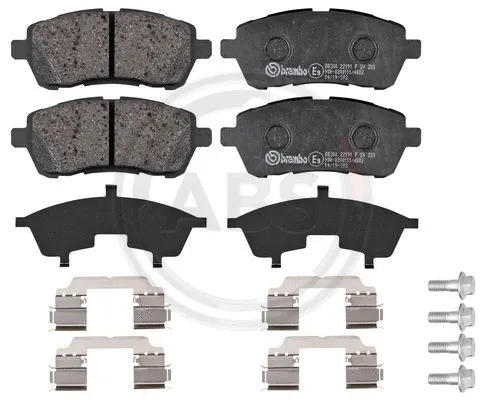 Brake Pad Set, disc brake (P24203)
