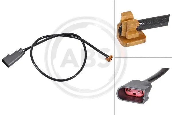 Warning Contact, brake pad wear (39962)