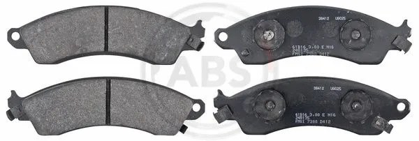 Brake Pad Set, disc brake (38412)