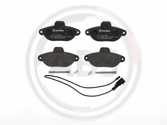 Brake Pad Set, disc brake (P23060)