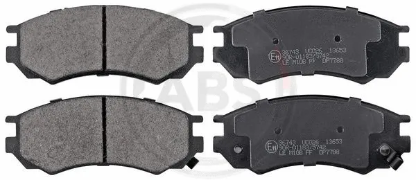 Brake Pad Set, disc brake (36743)