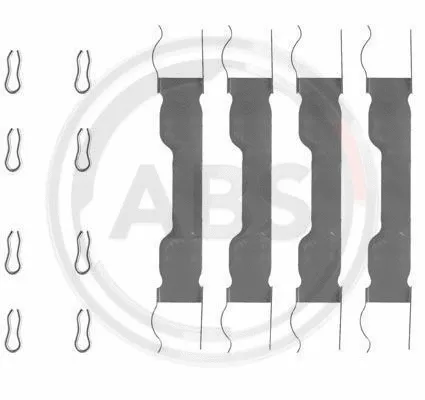 Accessory Kit, disc brake pad (0909Q)