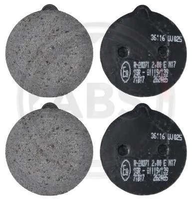 Brake Pad Set, disc parking brake (36116)