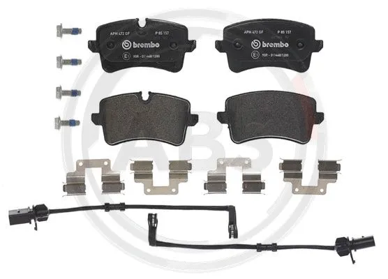 Brake Pad Set, disc brake (P85157)