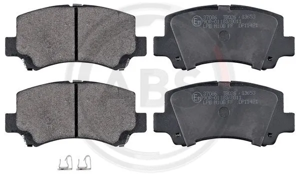 Brake Pad Set, disc brake (37086)