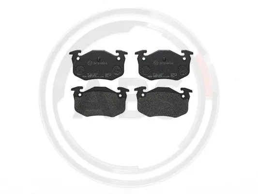 Brake Pad Set, disc brake (P61032)