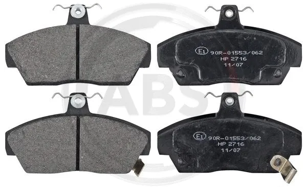 Brake Pad Set, disc brake (36747)