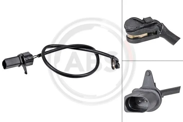 Warning Contact, brake pad wear (39919)