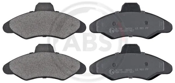 Brake Pad Set, disc brake (36709)
