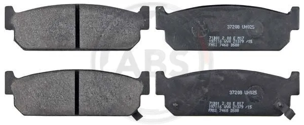 Brake Pad Set, disc brake (37208)