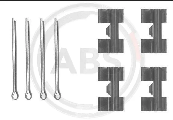 Accessory Kit, disc brake pad (0969Q)