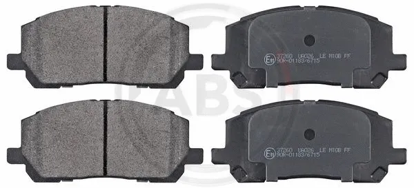 Brake Pad Set, disc brake (37260)