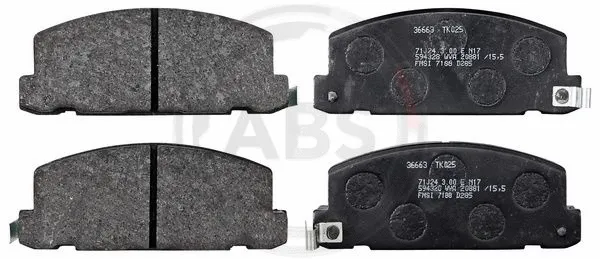 Brake Pad Set, disc brake (36663)