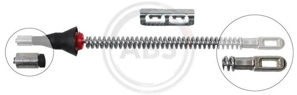Cable Pull, parking brake (K12016)