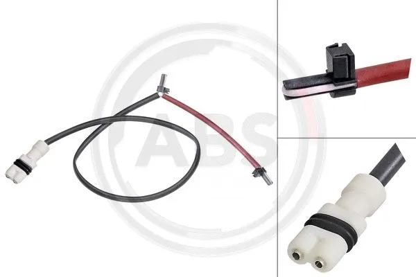 Warning Contact, brake pad wear (39545)