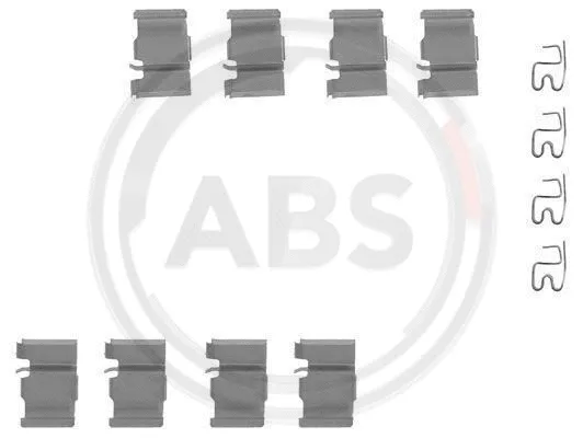 Accessory Kit, disc brake pad (1133Q)