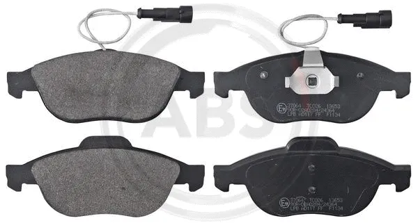 Brake Pad Set, disc brake (37064)
