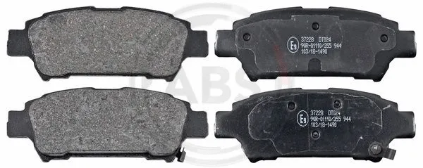 Brake Pad Set, disc brake (37228)