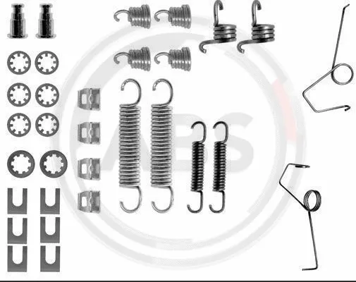 Accessory Kit, brake shoes (0686Q)