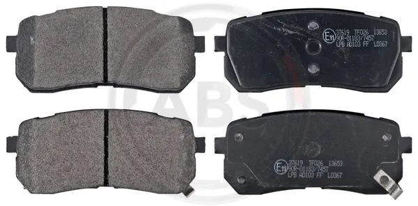 Brake Pad Set, disc brake (37619)
