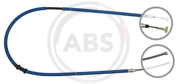 Cable Pull, parking brake (K18197)