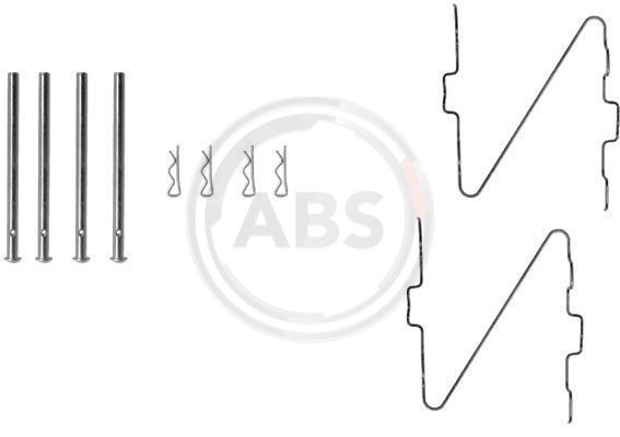 Accessory Kit, disc brake pad (0998Q)