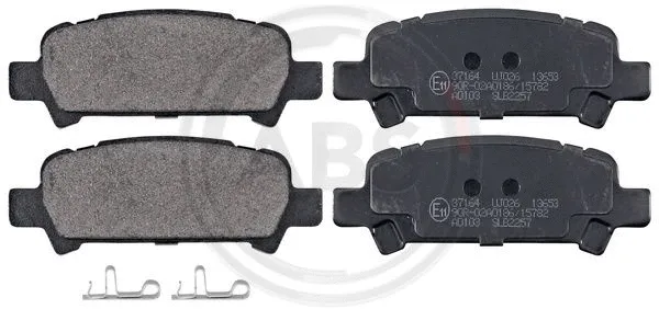 Brake Pad Set, disc brake (37164)