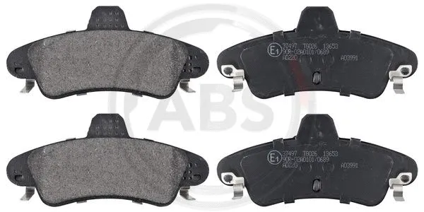 Brake Pad Set, disc brake (37497)