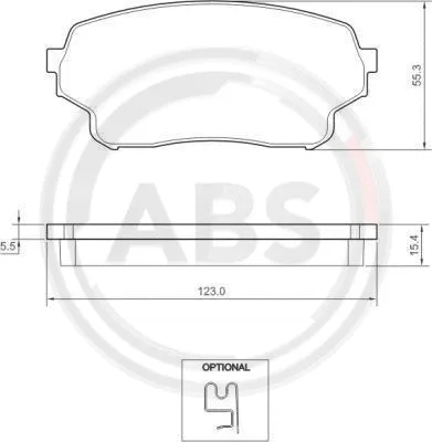 Brake Pad Set, disc brake (37503)
